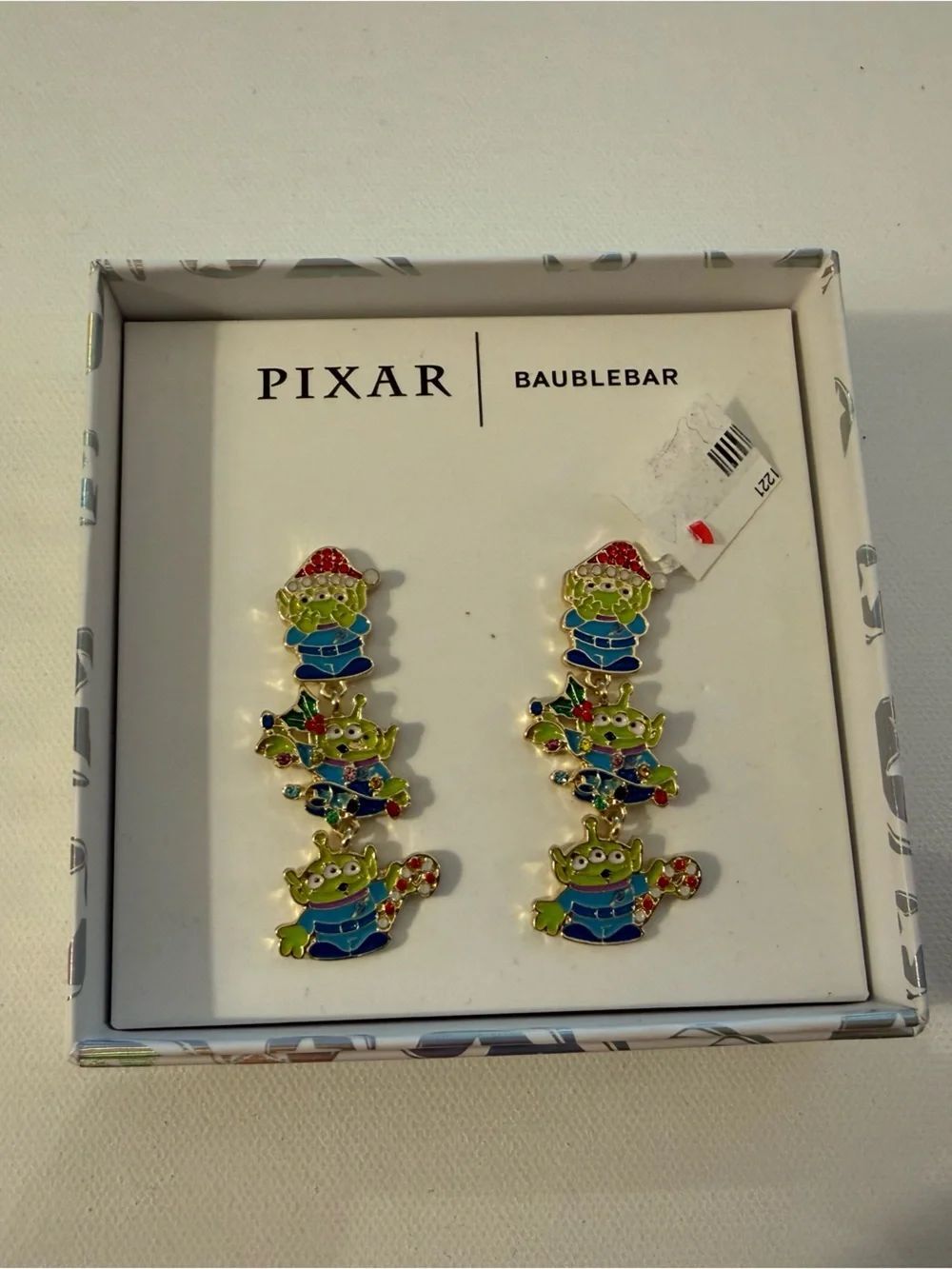Baublebar x Disney Pixar Toy Story Aliens Earrings NWT
